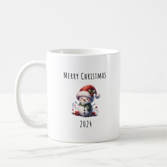 Christmas nice snowman mug (Left)