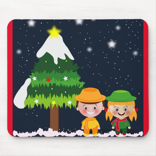 CHRISTMAS NIGHT MOUSE PAD (Front)