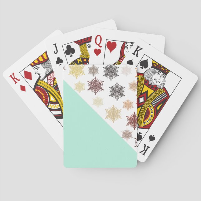 Christmas Night Playing Cards (Back)