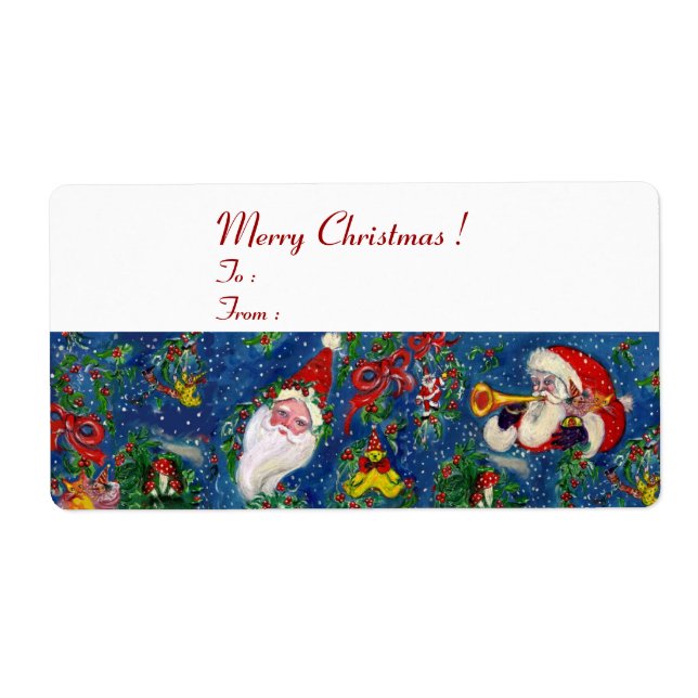 CHRISTMAS NIGHT / SANTA CLAUS WITH TOYS (Front)