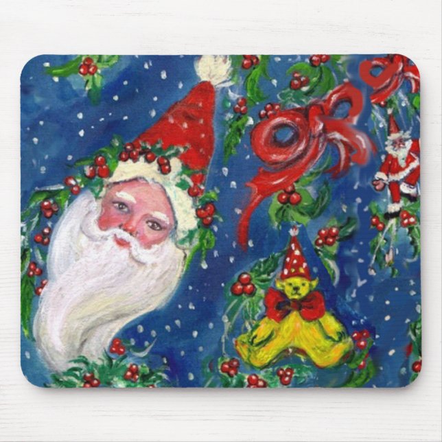 CHRISTMAS NIGHT / SANTA MOUSE PAD (Front)