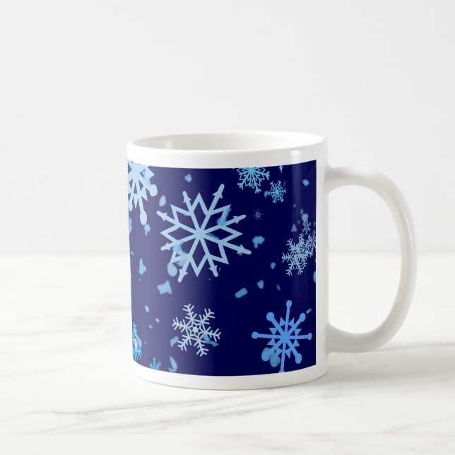 Christmas Night Snowfall Coffee Mug (Right)