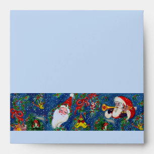CHRISTMAS NIGHT white blue red Envelope