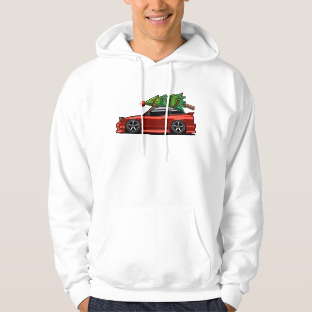 Christmas Nissan 180sx Hoodie (Front)