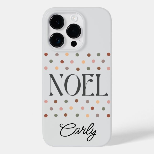 Christmas NOEL Boho Case-Mate iPhone Case (Back)