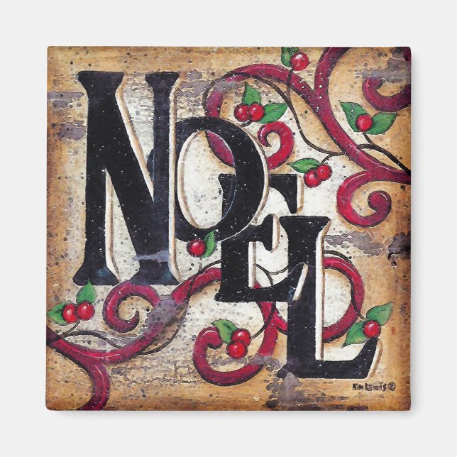 Christmas Noel ~ Magnet (Front)