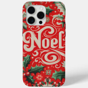 Christmas Noel Red & Green iPhone 15 Pro Max Case
