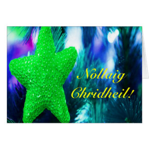 Christmas Nollaig Chridheil Green Star I