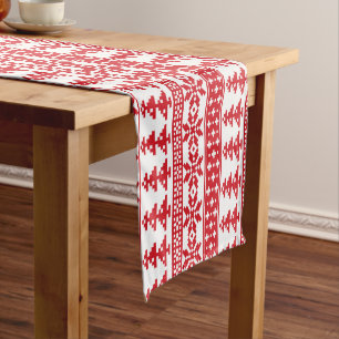 Christmas Nordic Sweater pattern table runner