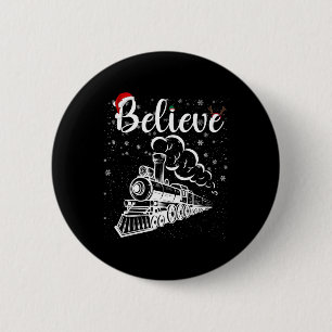 Christmas North Pole Polar Express All Abroad Xmas 6 Cm Round Badge