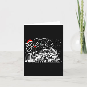 Christmas North Pole Polar Express All Abroad Xmas Card