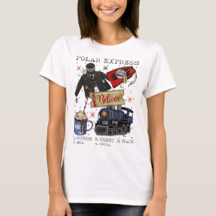 Christmas North Pole Polar Express All Abroad Xmas T-Shirt