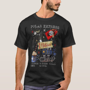 Christmas North Pole Polar Express All Abroad Xmas T-Shirt