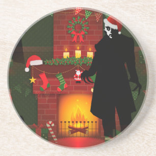 christmas nosferatu coaster
