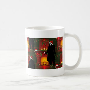 christmas nosferatu coffee mug