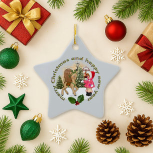 Christmas Nostalgic Wonderland Ceramic Tree Decoration