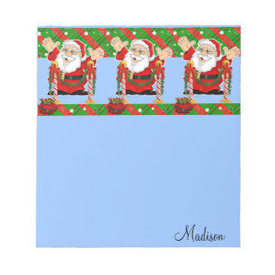Christmas Notepad Santa