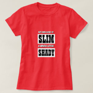 CHRISTMAS Novelty Women Fashion SLIM SHADY T-Shirt
