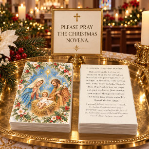 Christmas Novena St. Andrew Prayer Card