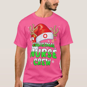 Christmas Nurse Crew Squad Xmas Nursing Pajama Cos T-Shirt