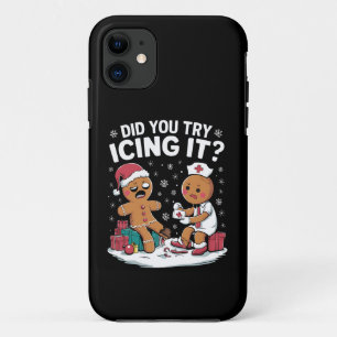 Christmas Nurse Did You Try Icing It Gingerbread Case-Mate iPhone Case