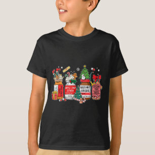 Christmas Nurse Funny Peppermint Mocha Profol Er E T-Shirt