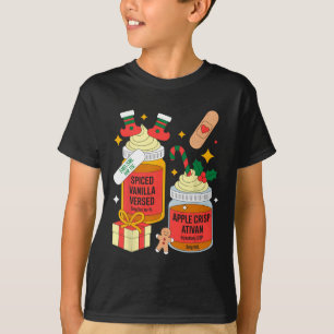 Christmas Nurse Funny Peppermint Mocha Propofol Er T-Shirt