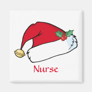 Christmas Nurse Magnet