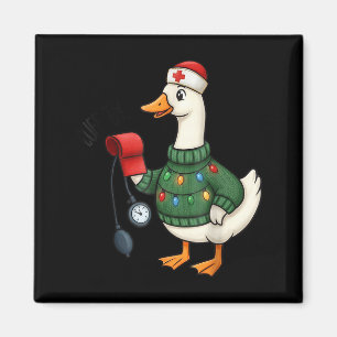 Christmas Nurse, Nurse Life, Cuff em Goose Christm Magnet