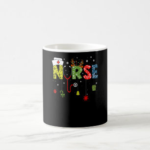 Christmas Nurse Nursing Cute Health Worker Christm Coffee Mug