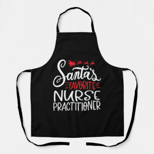 Christmas nurse practitioner, nurse np   apron