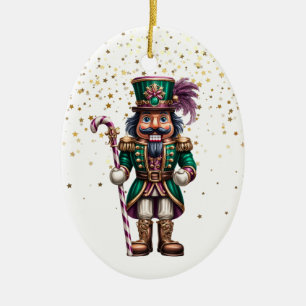Christmas Nutcracker Ceramic Tree Decoration