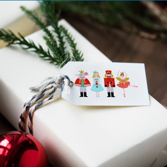 Christmas Nutcracker Character Illustrations Gift Tags (Creator Uploaded)