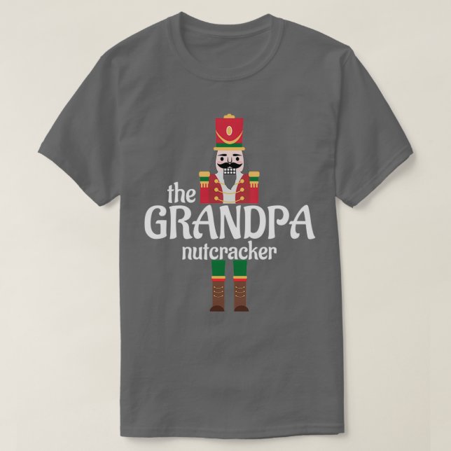 CHRISTMAS NUTCRACKER COSTUME THE GRANDPA NUTCRACKE T-Shirt (Design Front)