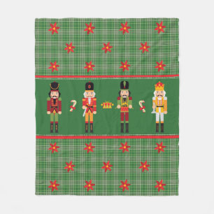 Christmas Nutcracker Fleece Blanket