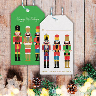 CHRISTMAS NUTCRACKER GIFT STICKER TAGS