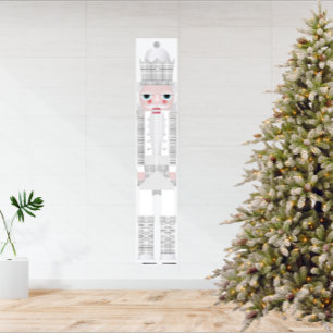 Christmas Nutcracker Gray Banner