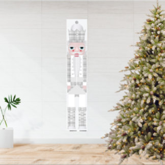 Christmas Nutcracker Gray Banner