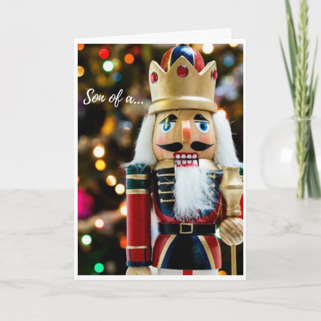 Christmas - Nutcracker Holiday Card (Front)