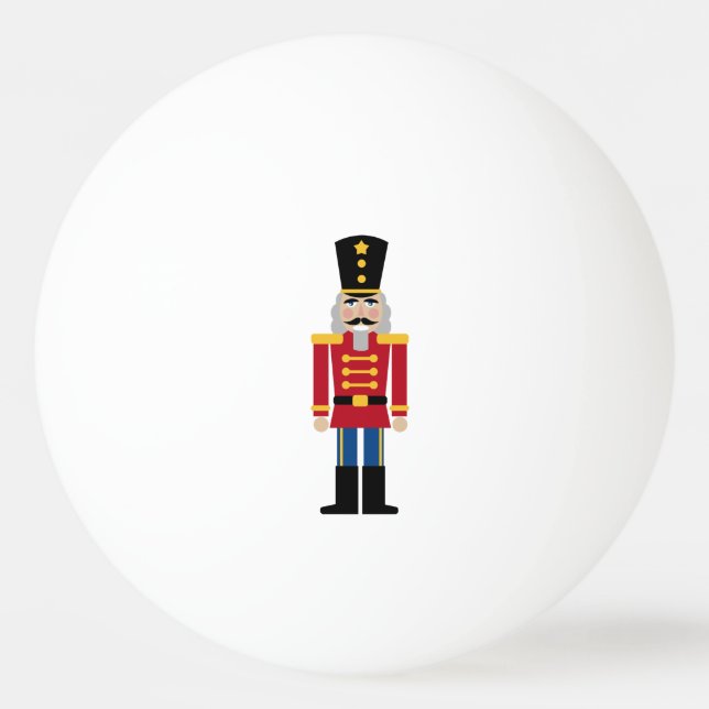 Christmas nutcracker Holiday ping pong balls (Front)