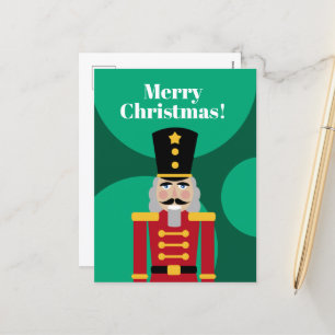 Christmas nutcracker Holiday postcards