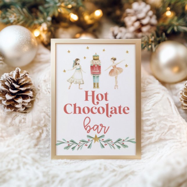 Christmas Nutcracker Hot Chocolate Bar Poster (Creator Uploaded)