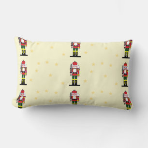 Christmas nutcracker lumbar cushion