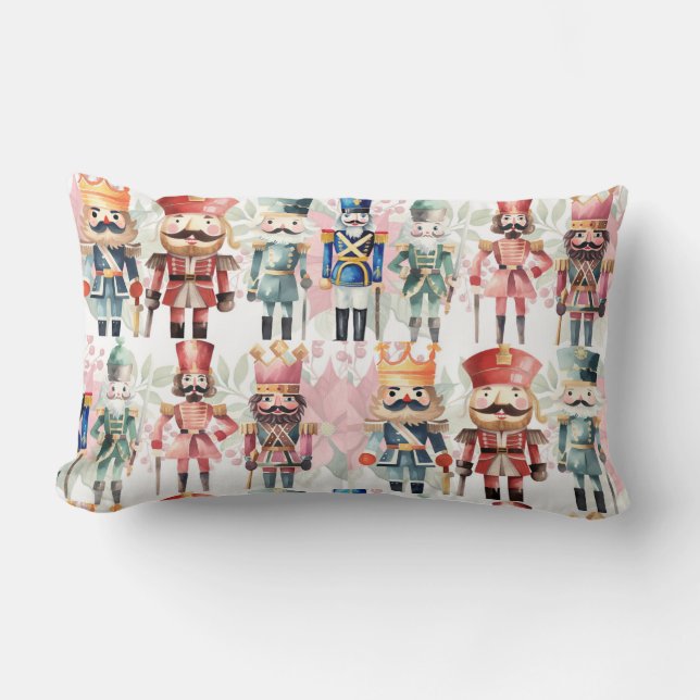 Christmas nutcracker lumbar cushion (Front)