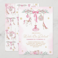 Christmas Nutcracker One DerLand pink ballet baby 