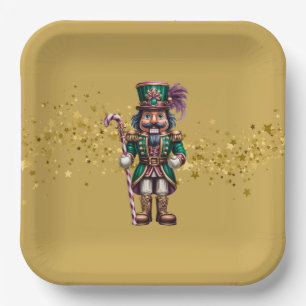 Christmas Nutcracker Paper Plate