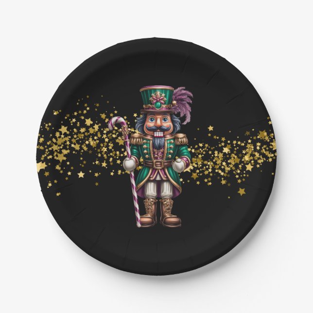 Christmas Nutcracker  Paper Plate (Front)