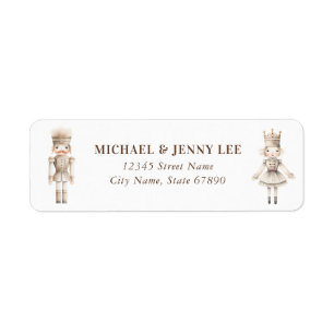 Christmas Nutcracker Return Address Labels