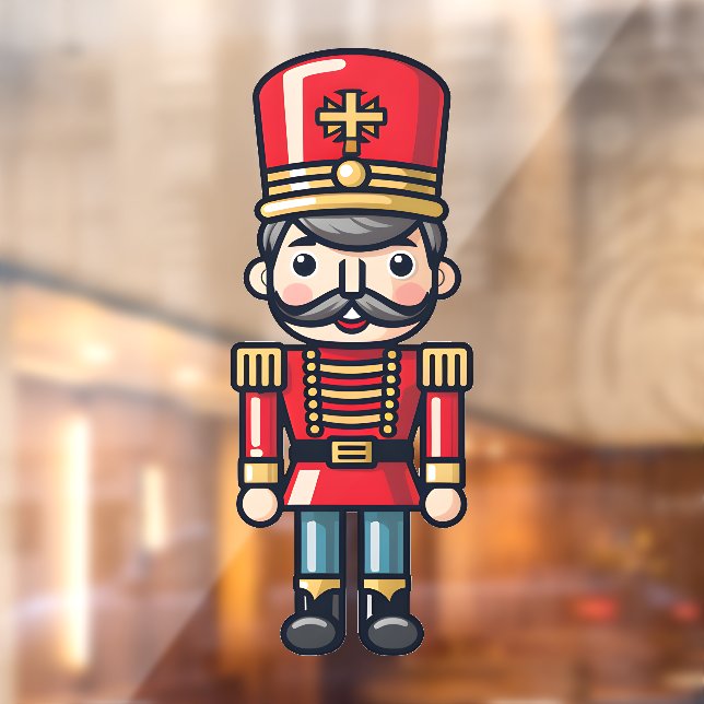 Christmas Nutcracker Soldiers Xmas Window Cling (Sheet 2)
