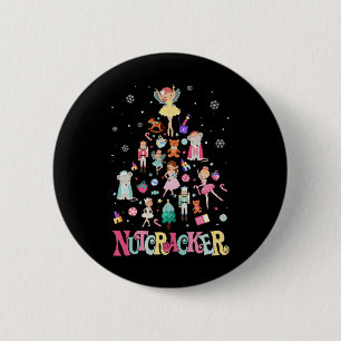 Christmas Nutcracker Squad Ballet Dance Matching F 6 Cm Round Badge